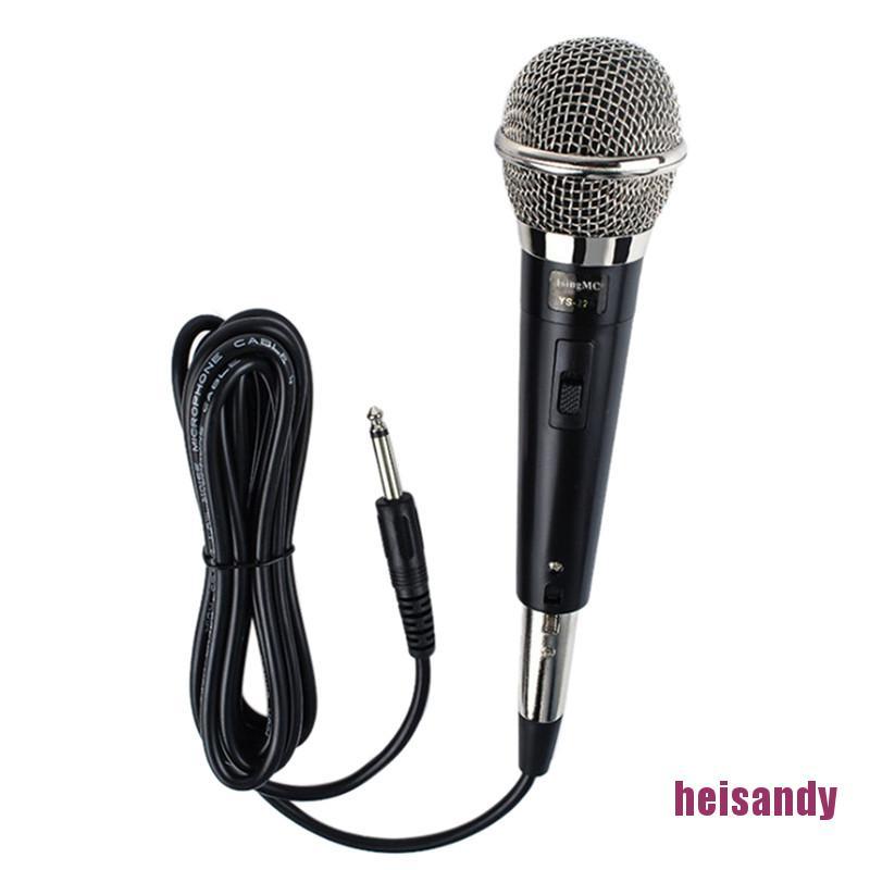 [hei] Professional Handheld Wired Dynamic Microphone Audio Karaoke Singing Vocal Music eih