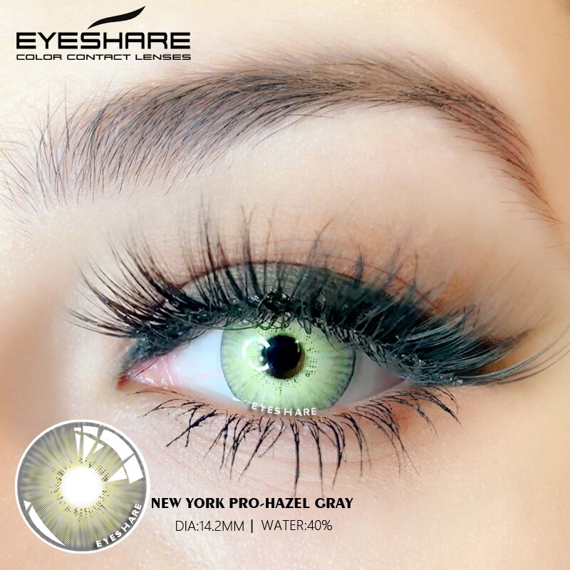 EYESHARE Cặp kính áp tròng màu sắc hợp thời trang tùy chọn