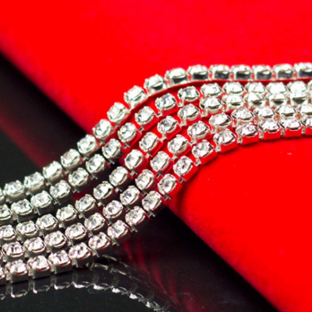 Cuộn Dây Ruy Băng Lưới Đính Đá Lấp Lánh