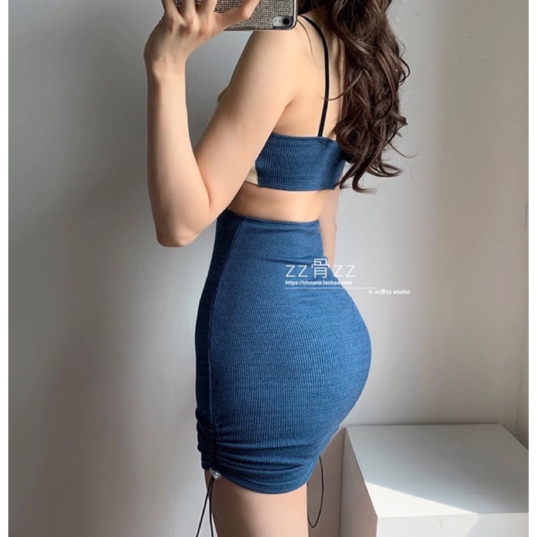 Đầm body 2 dây Ulzzang