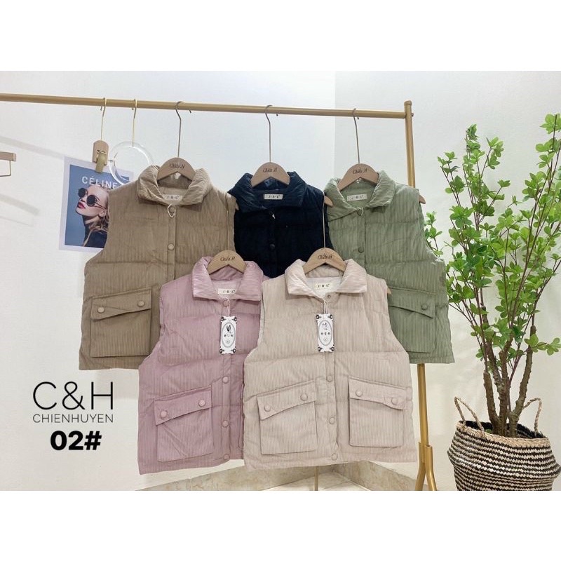 Áo phao gile nữ túi hộp | BigBuy360 - bigbuy360.vn