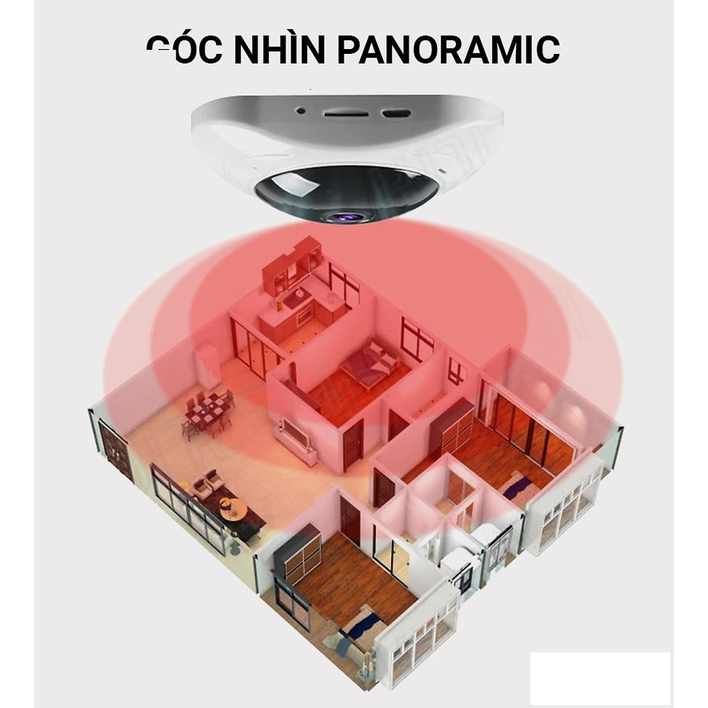 CAMERA IP WIFI YOOSEE MINI ỐP TRẦN 360