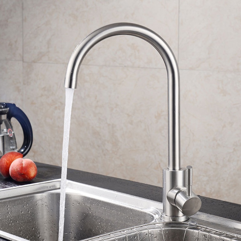 Tak Đầu Nối Ống Nước Bồn Rửa Chén Một Tay Cầm Đơn Dành Cho Nhà Bếp