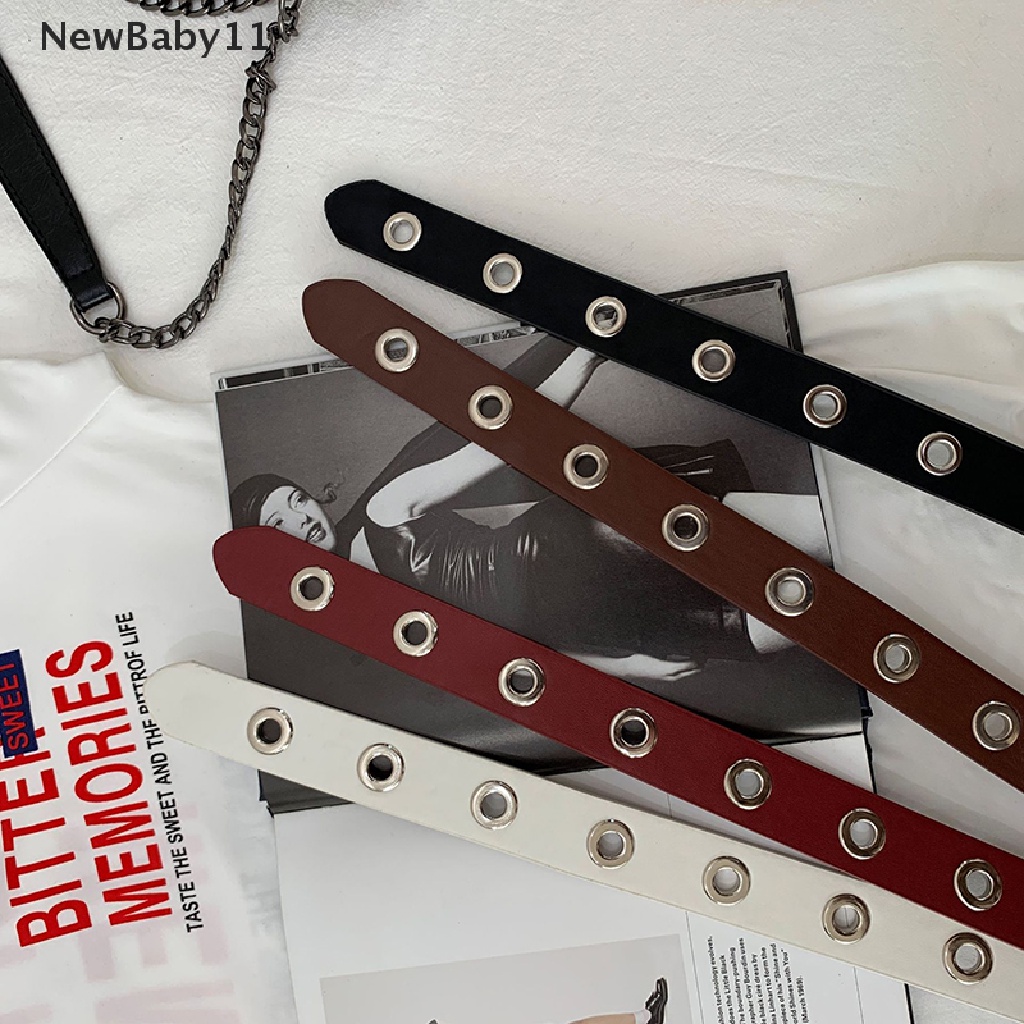 Thắt Lưng Dây Xích Điều Chỉnh Được Phong Cách Punk Đơn Giản Cho Nữ