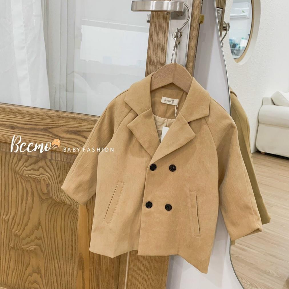 ÁO DẠ TĂM 2 LỚP CHO BÉ TRAI (BE/XANH)