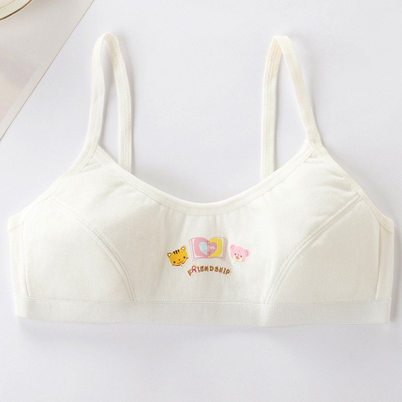 set chip bra bé gái cotton thấm hút mùa hè đồ lót cao cấp dành cho bé gái nhỡ