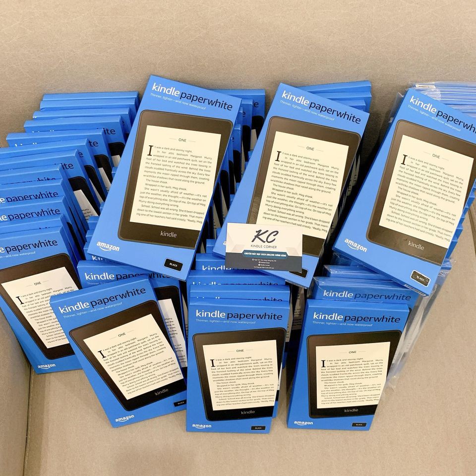 Máy đọc sách Kindle PaperWhite gen 4 (10th) chính hãng, nguyên seal 100% | BigBuy360 - bigbuy360.vn