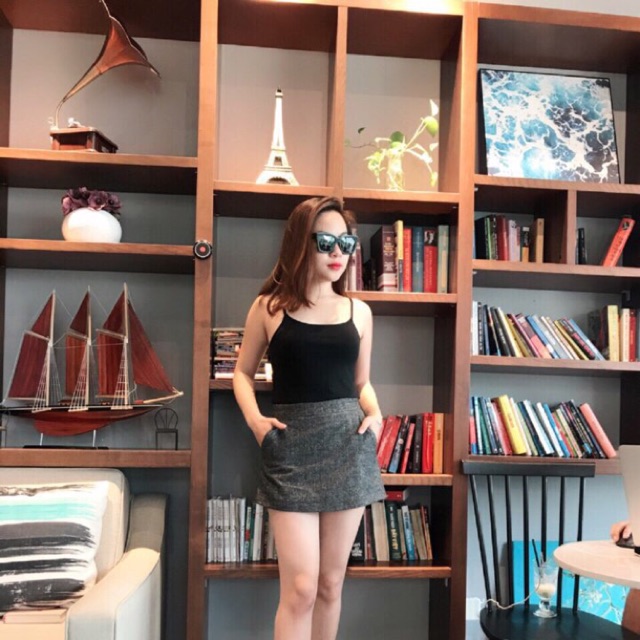 Quần váy dạ mng