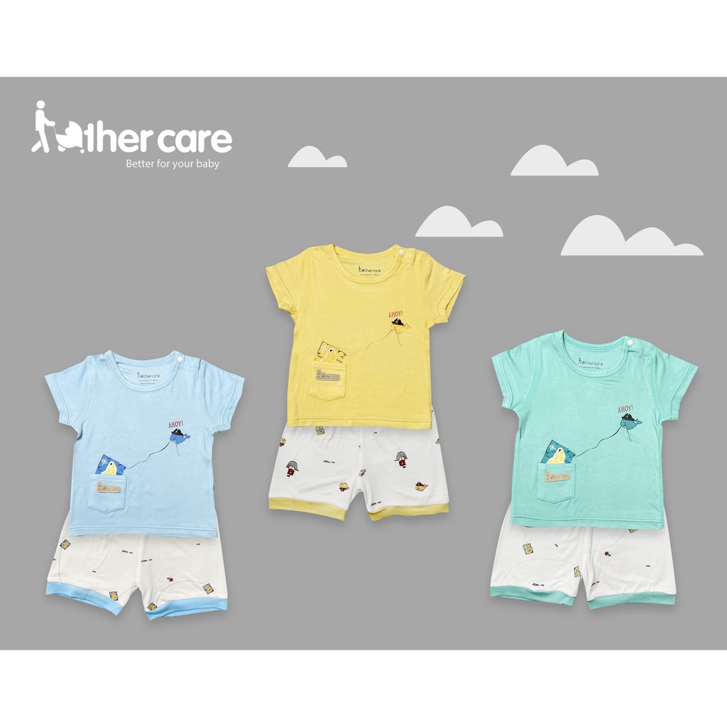 Bộ Quần áo trẻ em FatherCare Cài vai CT - Hải tặc FC933