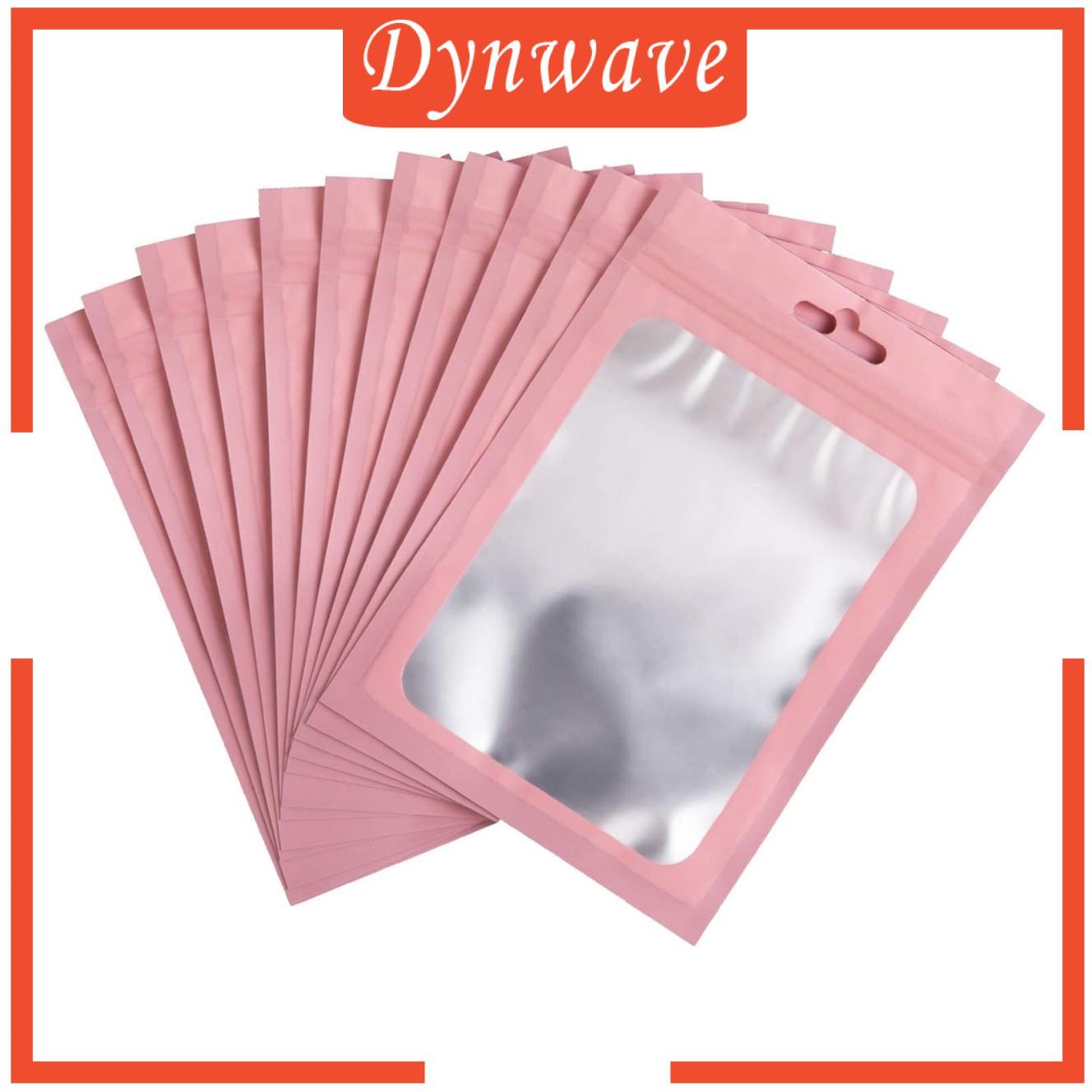 [DYNWAVE] 100pcs Mylar Foil Bags Resealable Food Container Packing Storing Sampling