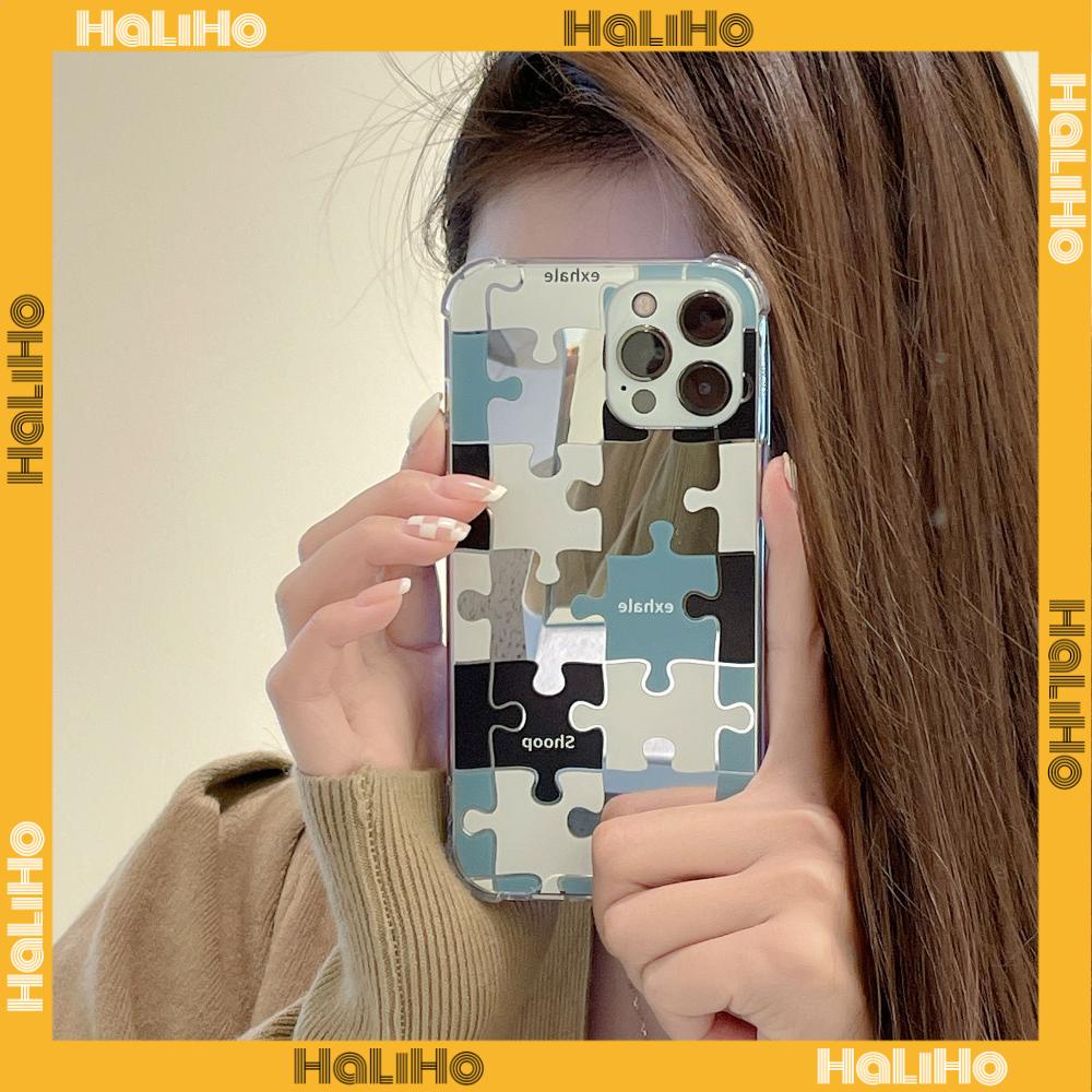 Ốp điện thoại Acrylic tráng gương chống sốc bảo vệ camera thích hợp cho iPhone 11 13 Pro Max 12 Pro Max 7 Plus xr xs max