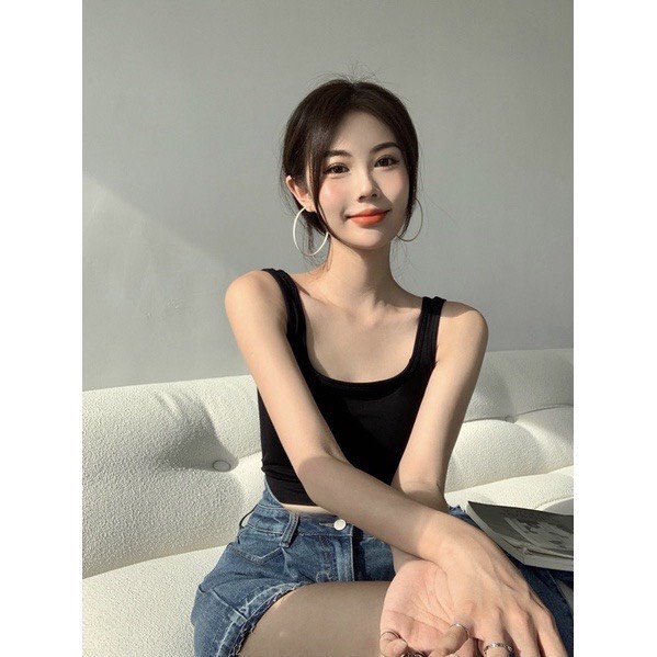 ❤️ Áo Bra Thun Mềm Dáng Lửng SÁT NÁCH Sẵn Đệm Ngực Siêu Hot 1809 ❤️