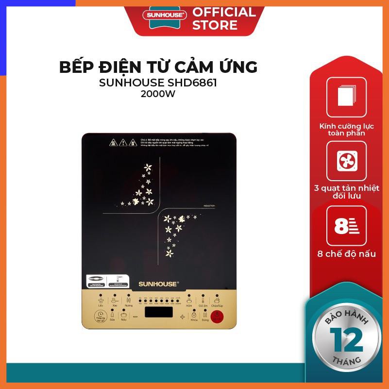 Bếp điện từ cảm ứng Sunhouse SHD6861 (kèm lẩu)