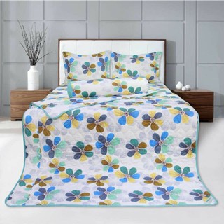 Ra bọc, drap bọc cotton in hoa hometex 160x200, 180x200