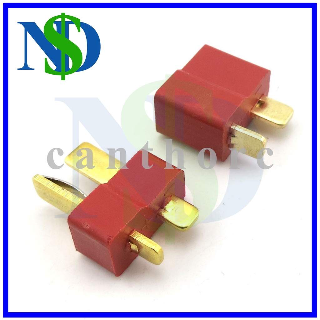 1 cặp Giắc jack T chịu tải cao dùng cho rắc pin lipo xe RC