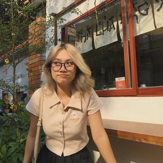 Áo croptop hoa cúc