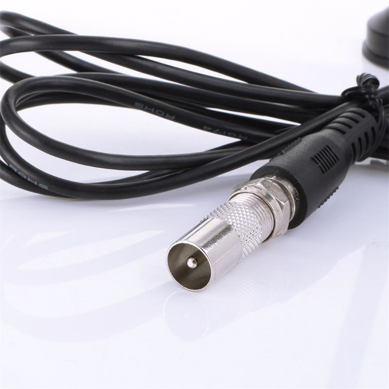 DVB-T TV Dual Antenna HDTV 25DB Indoor Digital Antenna Aerial Booster Cable