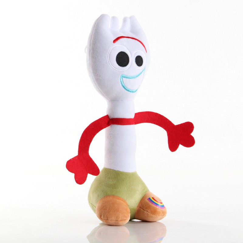Đồ chơi nhồi bông mềm mại dễ thương hình nhân vật Forky trong Toy Story 4 15-35cm