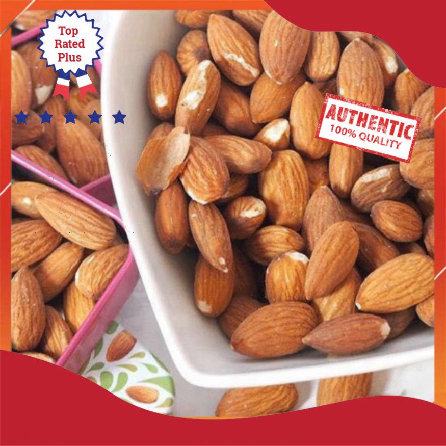 GIÁ KHỦNG 80% Hạt hạnh nhân Kirkland Almonds không muối 1.36kg của Mỹ GIÁ KHỦNG 80%