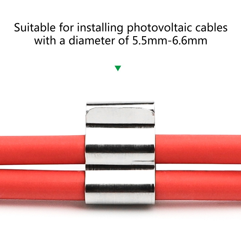 Set 50 Kẹp Dây Cáp PV Sử Dụng Năng Lượng Mặt Trời
