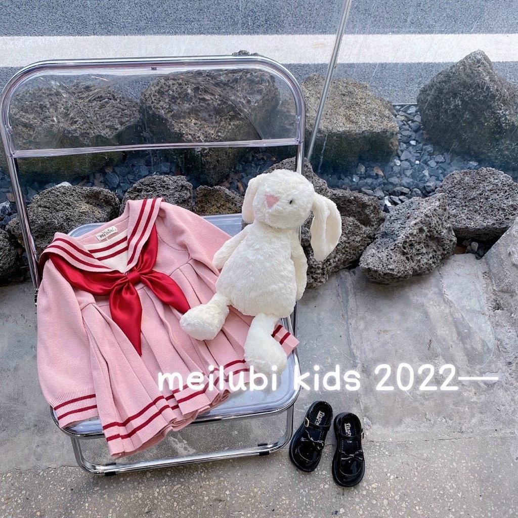 - Váy bé gái, váy thủy thủ dài tay, chất umi mềm mại cho bé gái 10kg-20kg, RichKid 123