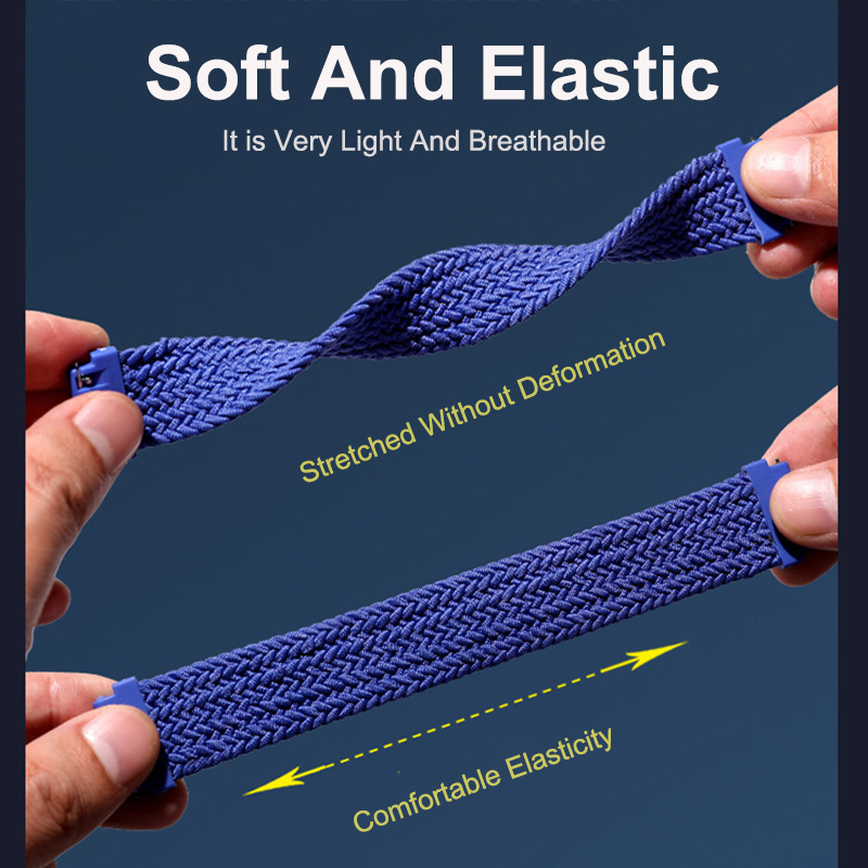 Dây Đeo Nylon Cho Đồng Hồ Thông Minh iWatch 45mm 41mm 44mm 40mm 38mm 42mm Iwatch Series 7 6 Se 5 4 3 2 1