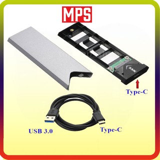 Box chuyển ssd m2 sata sang ổ cứng di động - ssk she-c320 chuẩn usb 3.0 - 5gbps m.2- hàng chính hãng