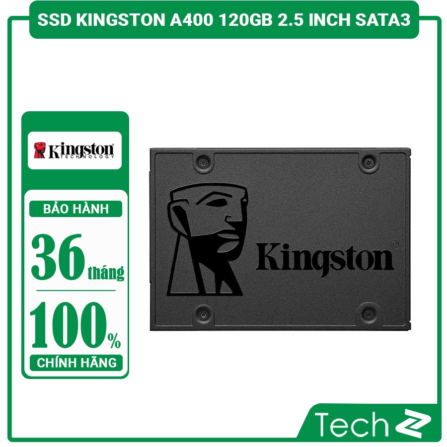 Ổ cứng SSD Kingston A400 120GB 2.5 inch SATA3 (Đọc 500MB/s - Ghi 320MB/s) - (SA400S37/120G)