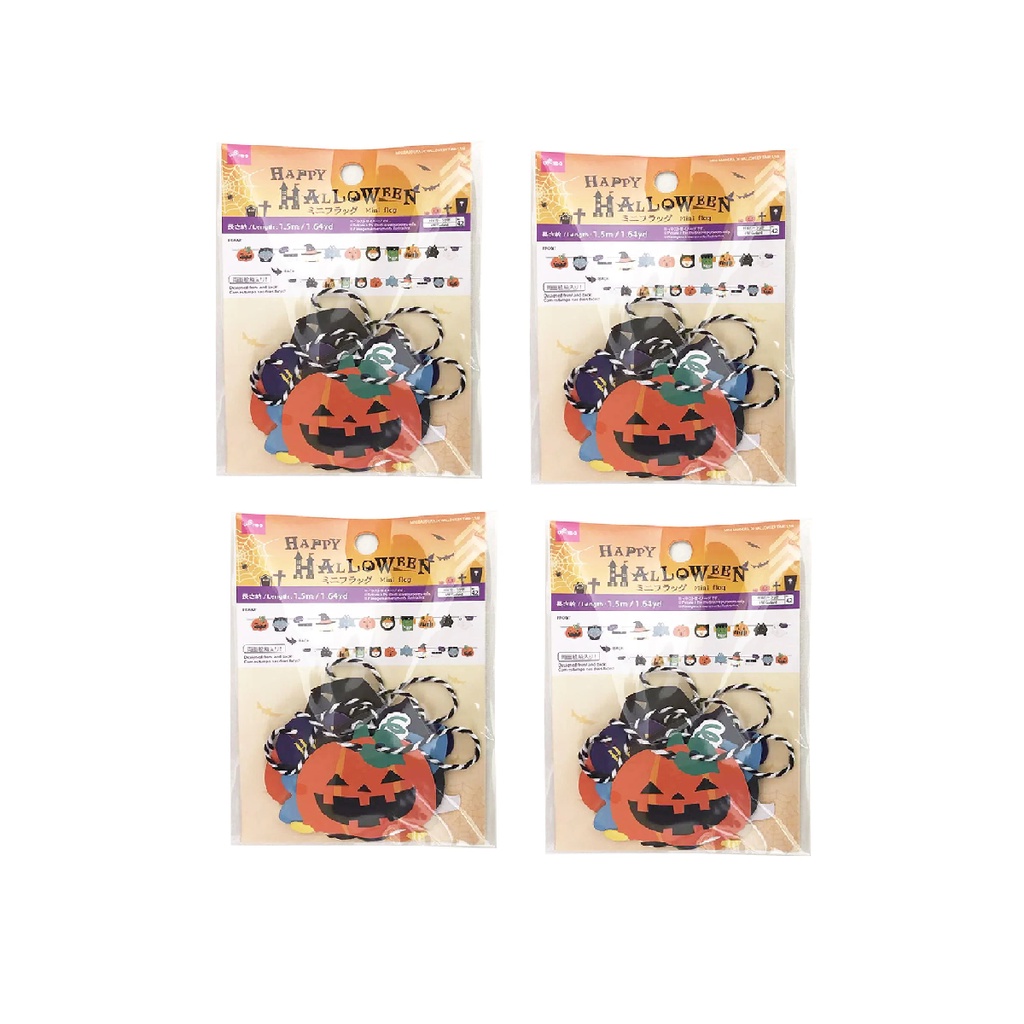 Daiso Halloween Cờ trang trí mini 1.5m