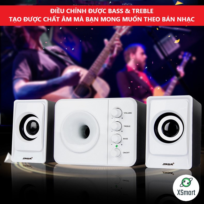 Loa Vi Tính Máy Tính Cao Cấp SADA 205 Super Bass Pro 2020, Nghe Nhạc Xem Phim Âm Thanh Siêu Hay | BigBuy360 - bigbuy360.vn