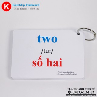 Flashcard tiếng Anh cho bé KatchUp - Số