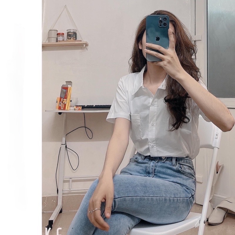 Áo sơ mi thô  lụa cao cấp