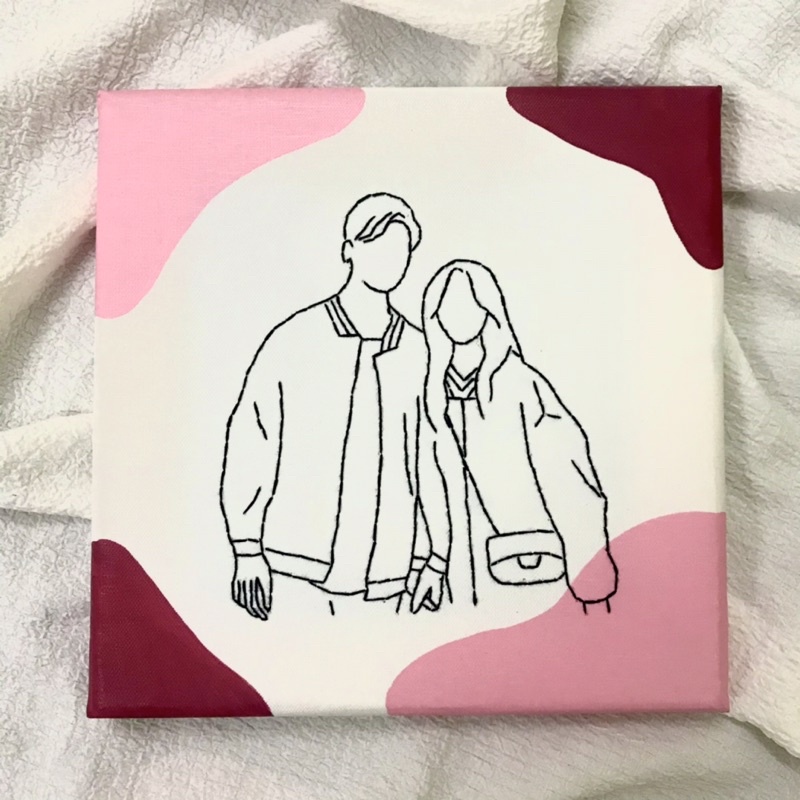 Tranh thêu canvas theo yêu cầu