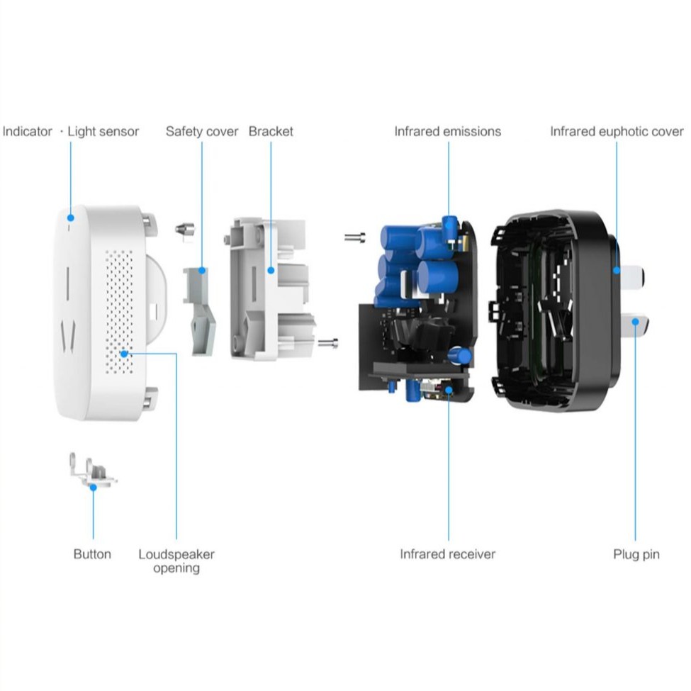 Điều khiển điều hòa Aqara Air P3 - đi kèm cảm biến độ ẩm thông minh, phản hồi hai chiều IR, tương thích Apple HomeKit