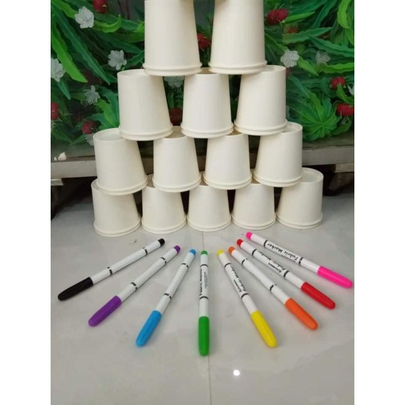 Vỉ bút viết khăn, vải, ca cốc không phai