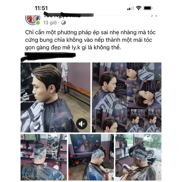 Ép Side Nam Barber. 2 Trong 1 Chuẩn Nồng Độ Ph Cho Tóc Nam