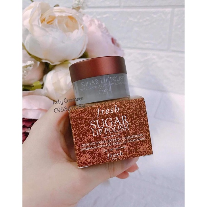 Tẩy Tế Bào Chết Môi Fresh Sugar Lip Polish (Hộp 17g)