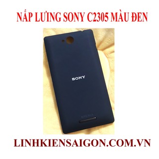 NẮP LƯNG SONY C2305 MÀU ĐEN