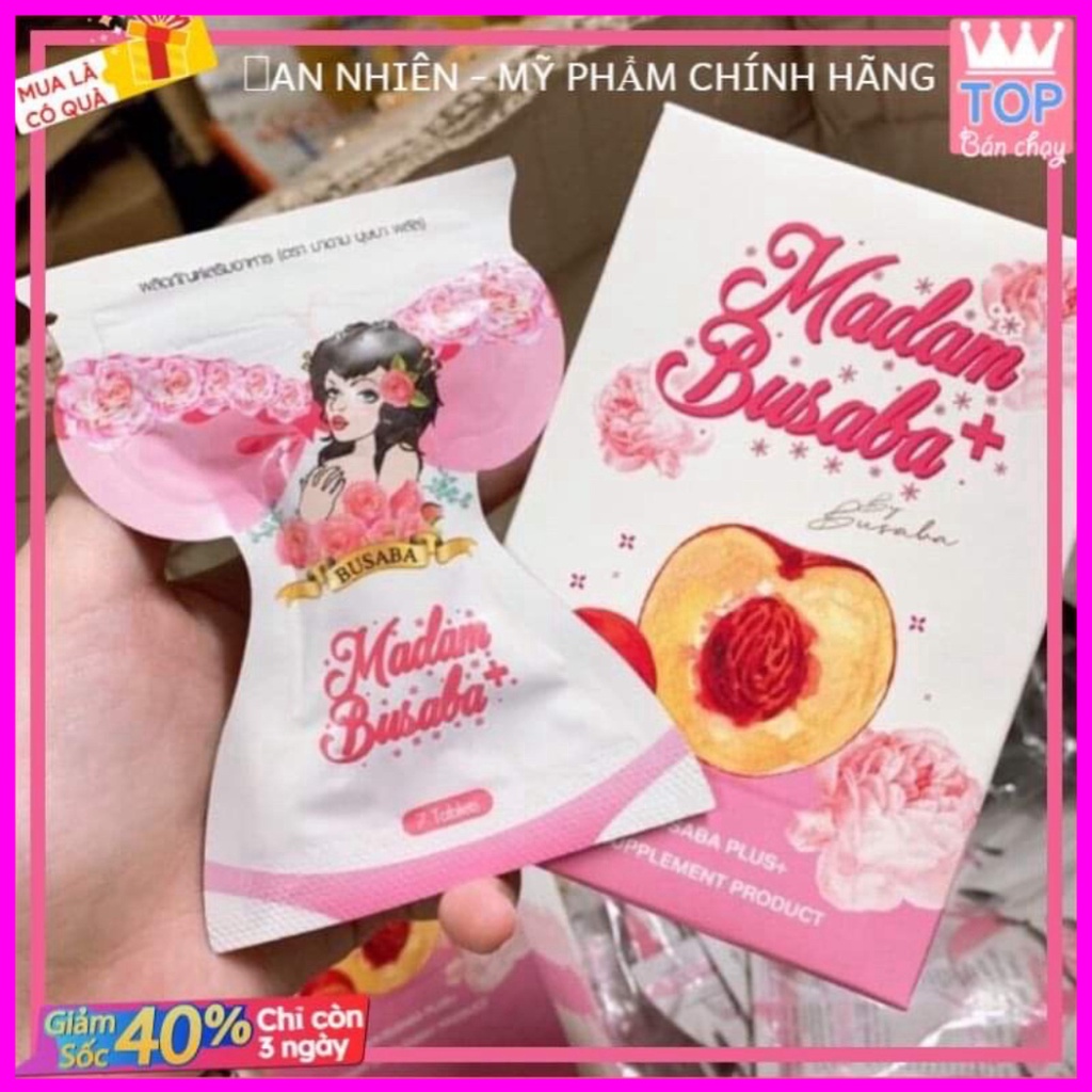 (sỉ zalo 0937404632) Madam busaba viên no ngực đẹp da thái lan chính hãng (0937404632 zalo)