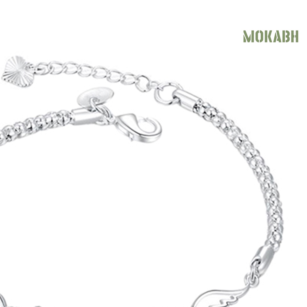 Vòng Tay Hình Trái Tim Sang Trọng Có Thể Điều Chỉnh Và Tái Sử Dụng