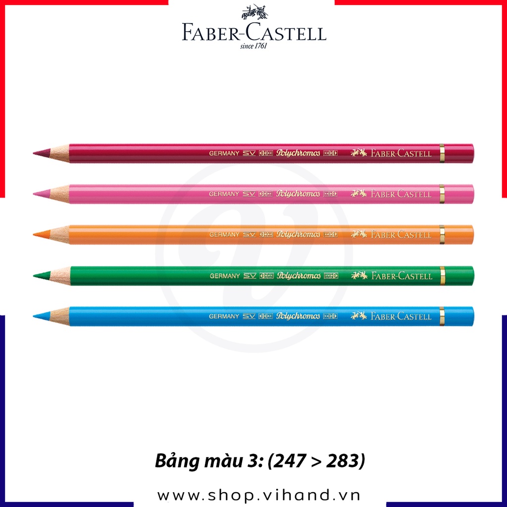 - Bộ bút chì màu hạng họa sĩ Faber-Castell Polychromos