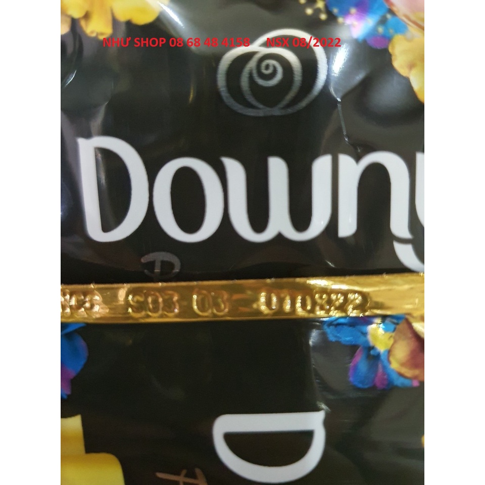 1 Dây nước xả Downy tinh dầu thơm CUỐN HÚT / ĐAM MÊ 10 gói x 18ml