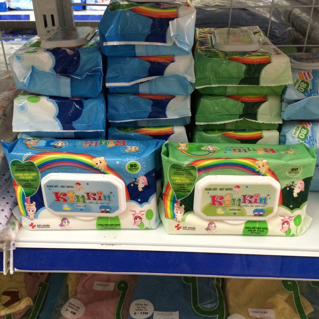Giấy ướt Kinkin 80 tờ