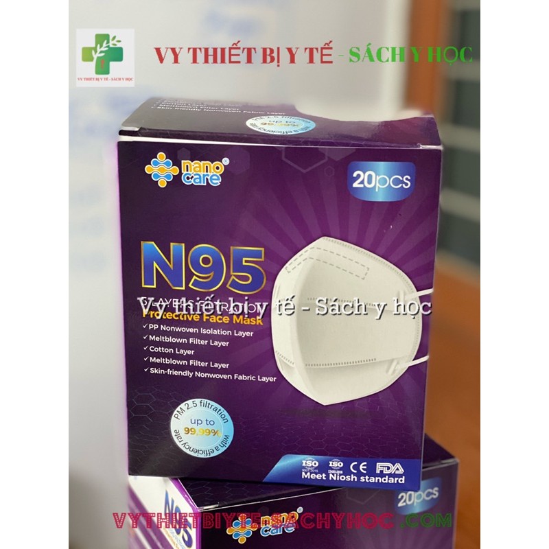 Khẩu trang N95 Nano Care ( 20 cái )