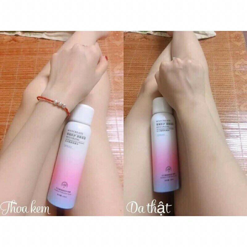 Xịt dưỡng ẩm trắng da Maycreate 150ml | BigBuy360 - bigbuy360.vn