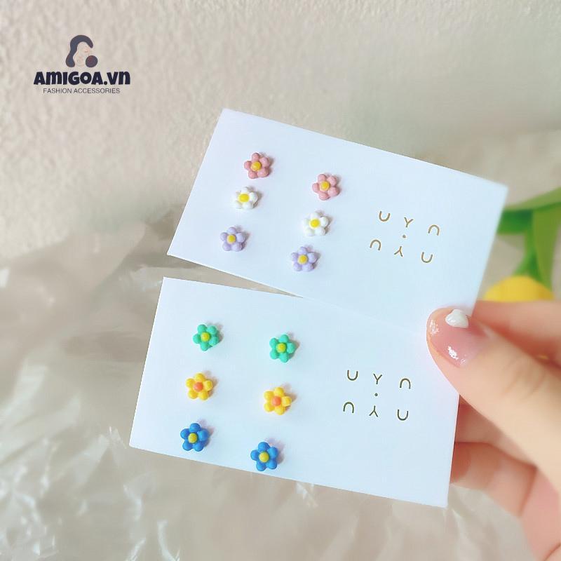 ✨✨Bông Tai Hình Hoa Nhỏ Và Đơn Giản Dễ Thương Cho Nữ