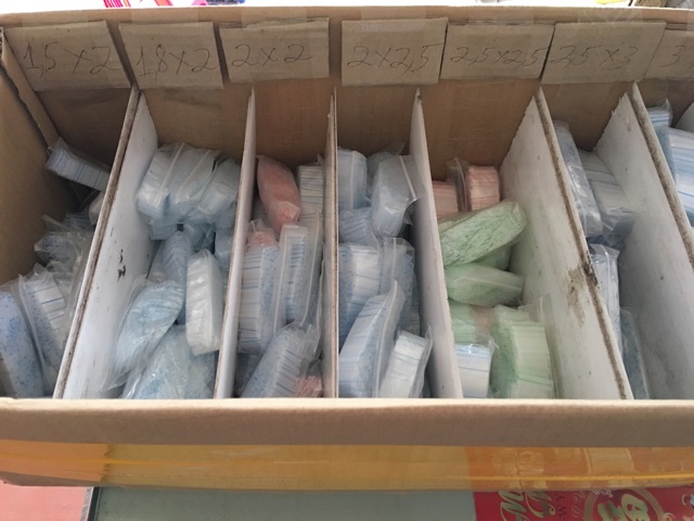 Combo 8 bịch Túi zip, túi miết đầu để đựng hoá chất giá chỉ 250