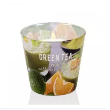 Ly Nến Thơm Tinh Dầu Bartek Green Tea 115g.Matcha Trà Xanh.Khử mùi,Nến tinh dầu cao cấp nhập khẩu châu âu.