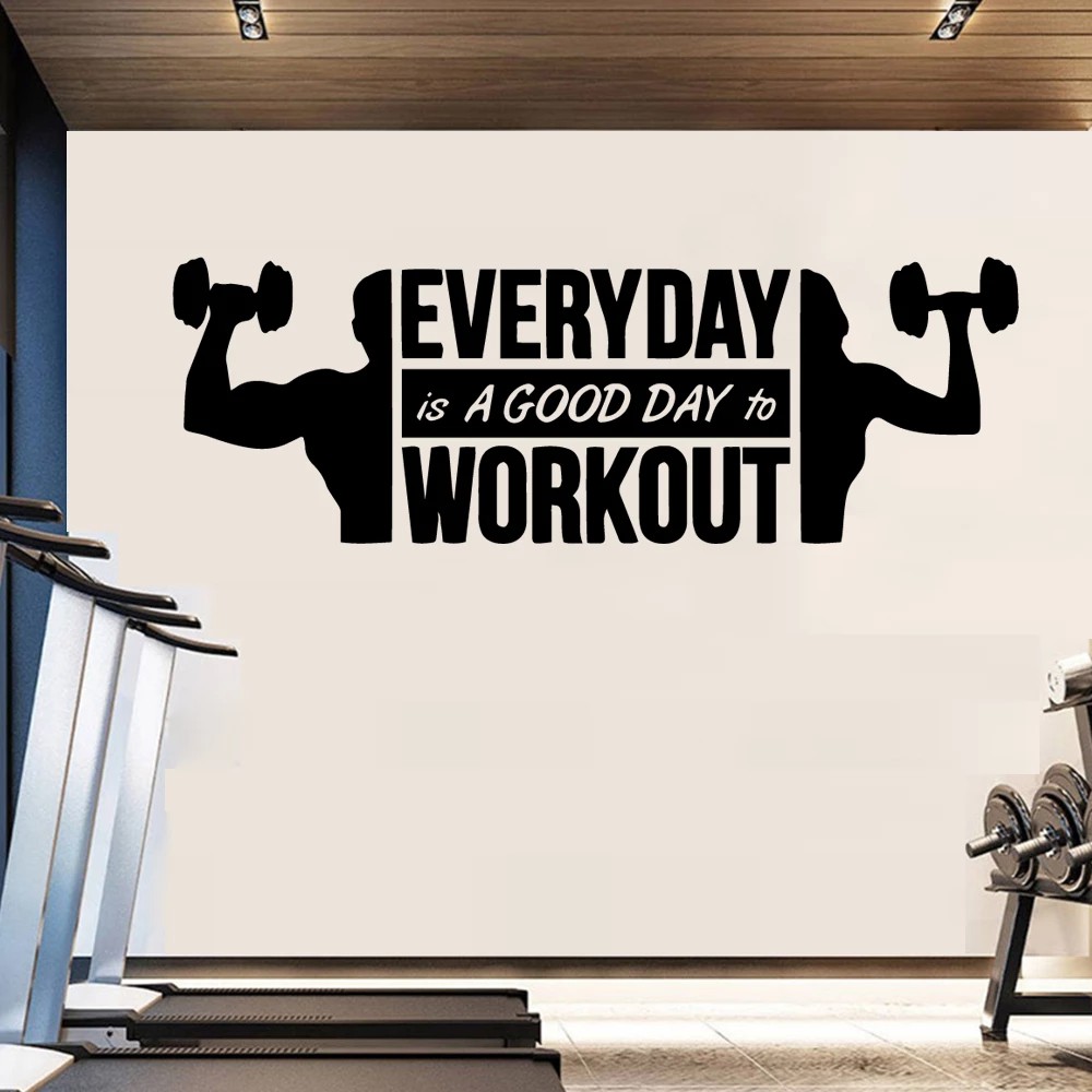 Decal Trang trí, tạo động lực trong Phòng GYM (P1/8)