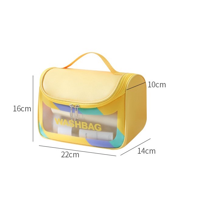 Túi đựng mỹ phẩm du lịch trong suốt cao cấp WASHBAG 2022